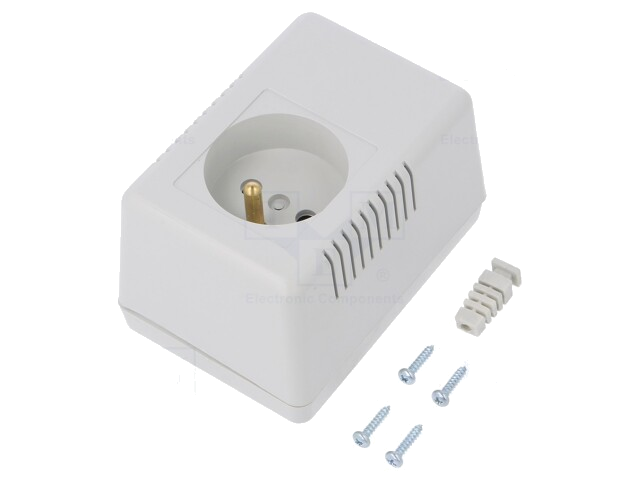 Behuizing: voor voedingseenheid; met randaarde; X: 65mm; Y: 90mm Behuizing: voor voedingseenheid; met randaarde; X: 65mm; Y: 90mm